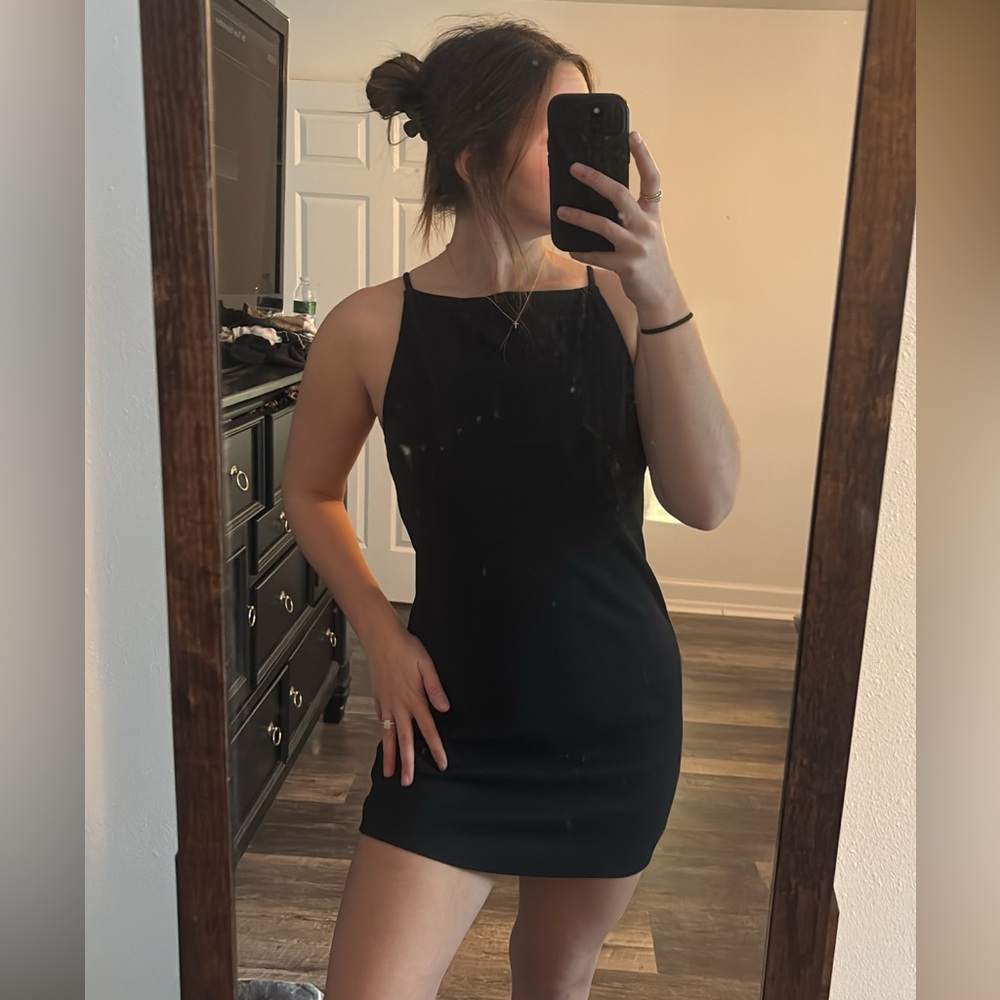a new day Black Mini Dress